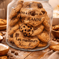 Boite a cookies personnalise steph crea cadeau invites bapteme montauban de bretagne broceliande rennes bocal gateaux biscuits recettes