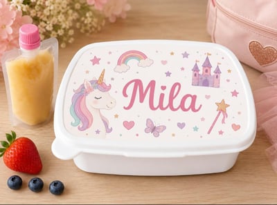 Boite a gouter licorne fille ecole steph cree