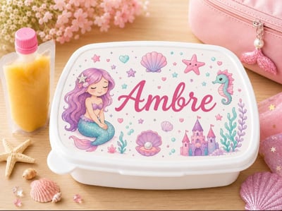Boite a gouter sirene fille ecole steph cree