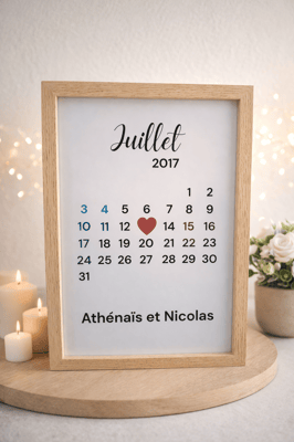 Cadre date love bois mariage personnalise steph crea cadeau invites bapteme montauban de bretagne broceliande rennes invites cremaillere cadeaux cadeau rencontre 1