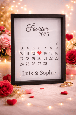 Cadre date love personnalise steph crea cadeau invites bapteme montauban de bretagne broceliande rennes invites cremaillere cadeaux cadeau rencontre prenom prenoms personnaliser sa