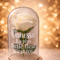 Cloche fleur personnalise steph crea cadeau invites bapteme montauban de bretagne broceliande rennes invites cremaillere cadeaux cadeau rencontre prenom prenoms personnaliser saint