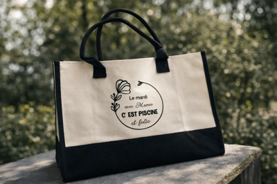 Sac bazard mamie piscine personnalise steph crea cadeau invites bapteme montauban de bretagne broceliande rennes invites cremaillere cadeaux cadeau rencontre prenom prenoms personn